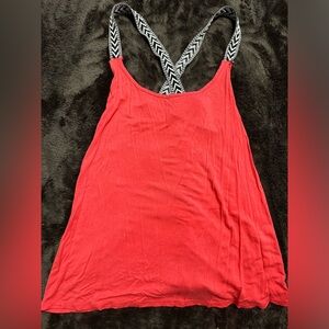 Maurice Tank Top with Black and White Straps